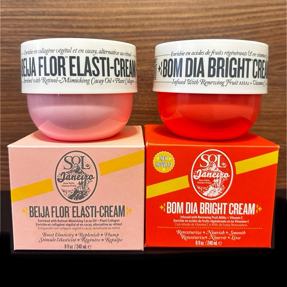 BNIB 2 x 8.1 OZ SOL DE JANEIRO CREAM BUNDLE (240ml/each)